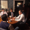 Former Wyoming Governor Geringer Meeting with Laramie Business Owners