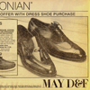 May D&F Newspaper Ad for Men\'s Dress Shoes